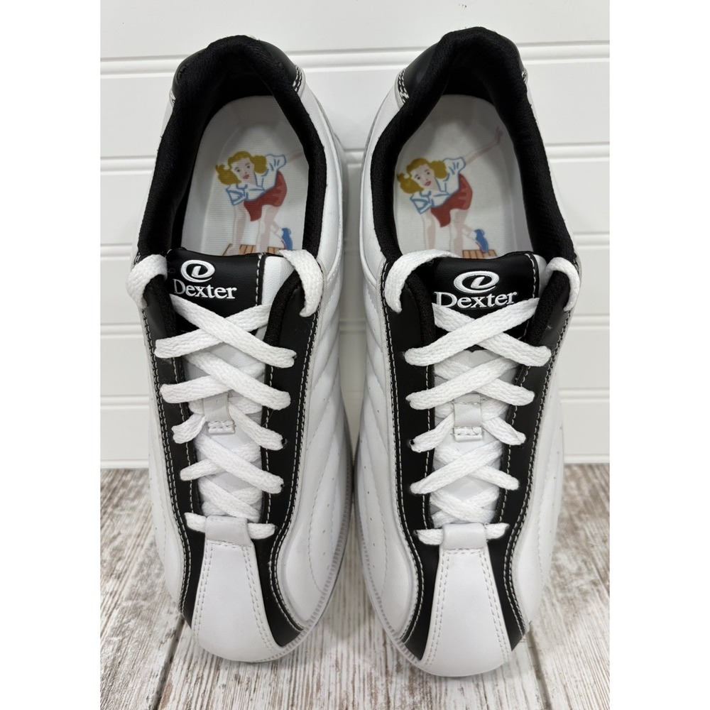 Dexter Women's Groove Bowling Shoes Sz 9.5 W Retro Slide Rite Lace Up - Picture 5 of 10